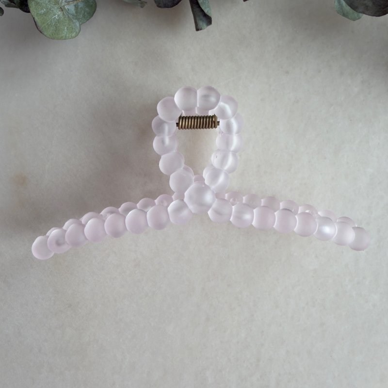 Bubble İlmek Mandal Toka (Pembe)