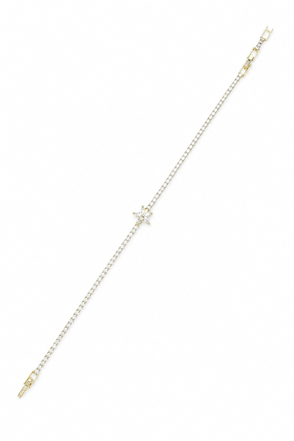 Çiçekli Tamtur Bileklik (17+2 cm)