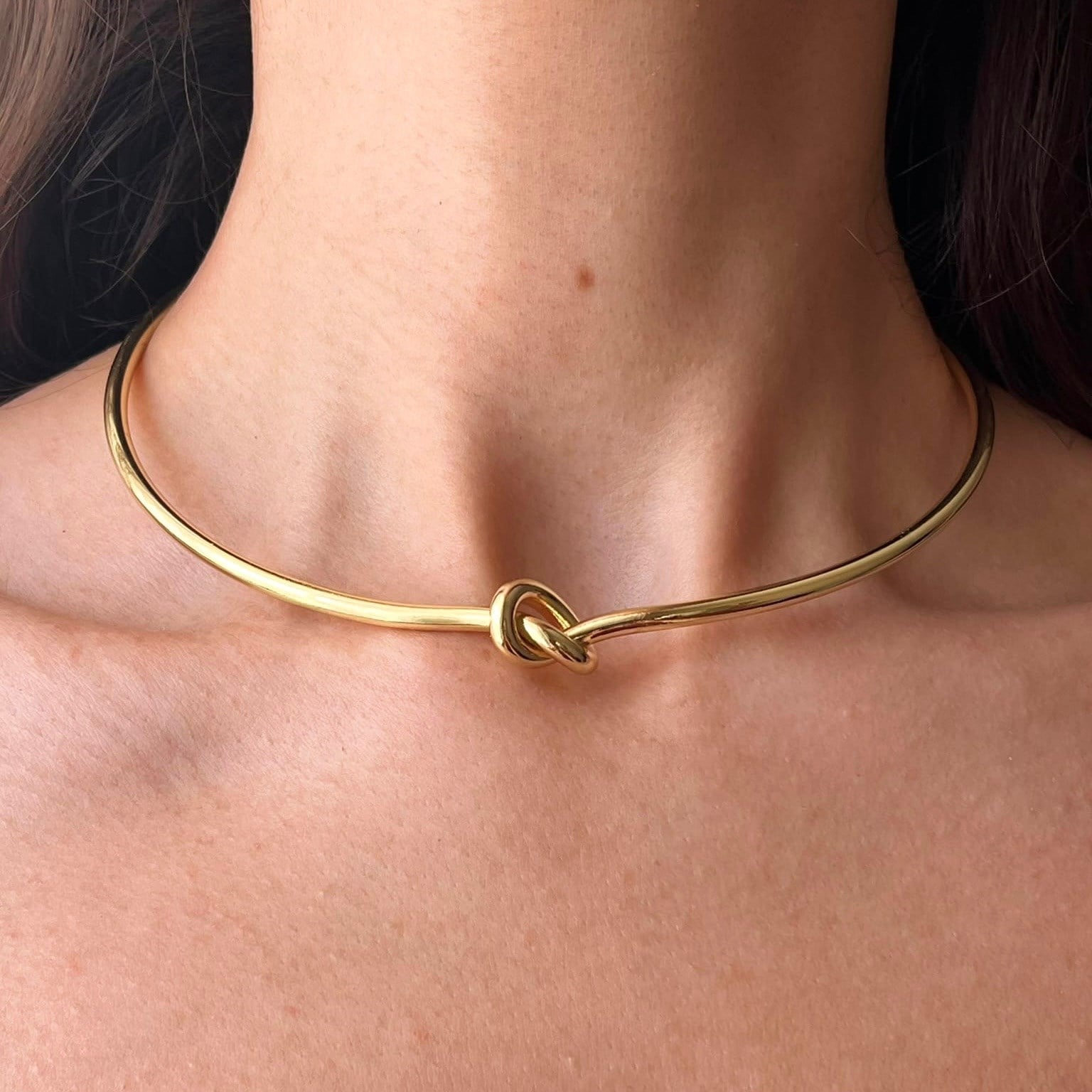 Düğüm Model Zarif Choker 