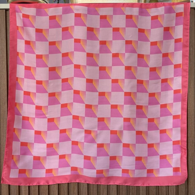 Geometrik Desen Fular (70x70)