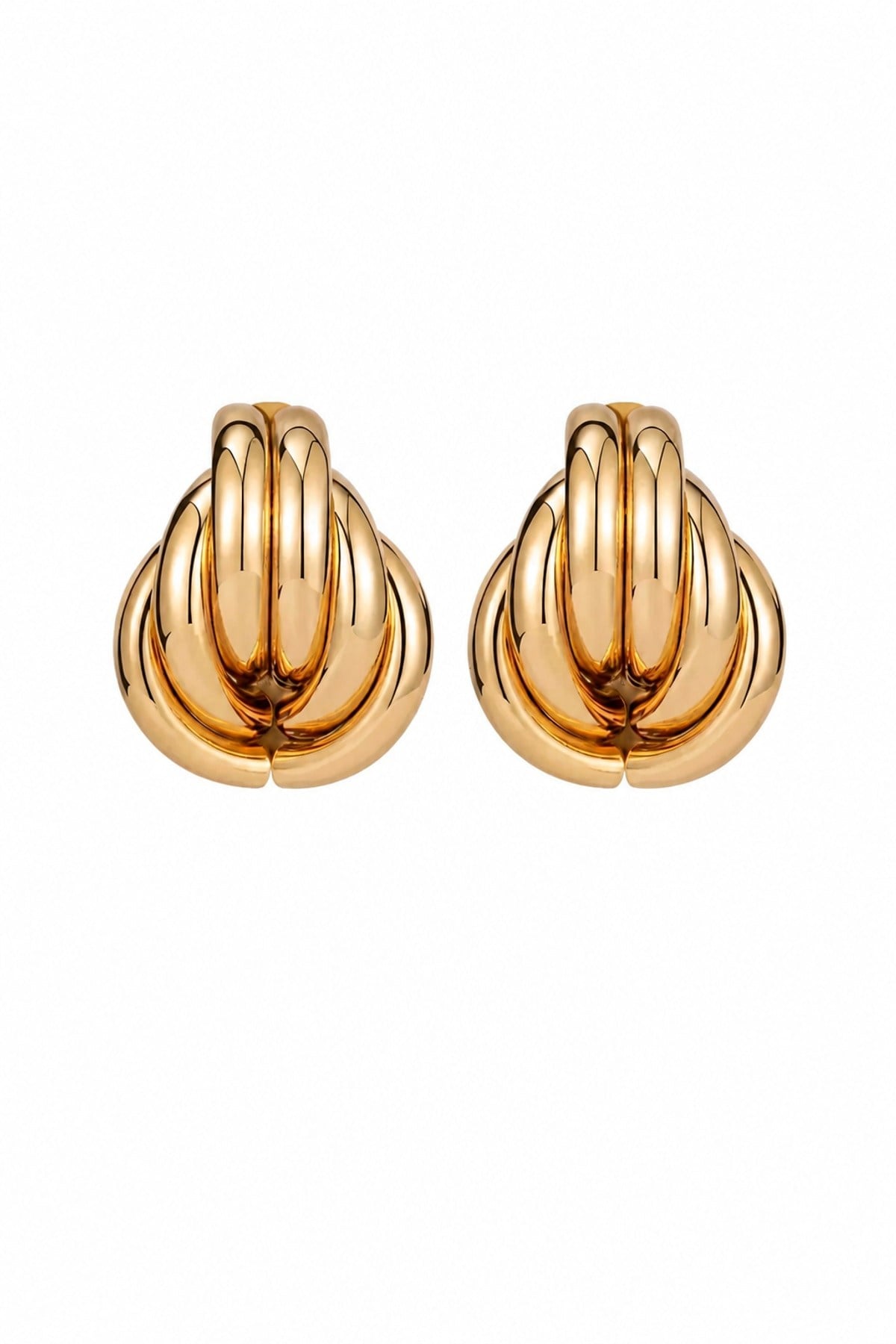 Gold Sarmal Küpe