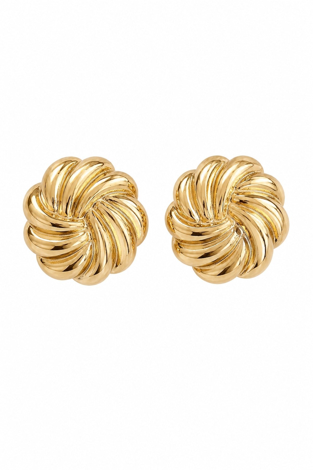 Gold Twist Küpe