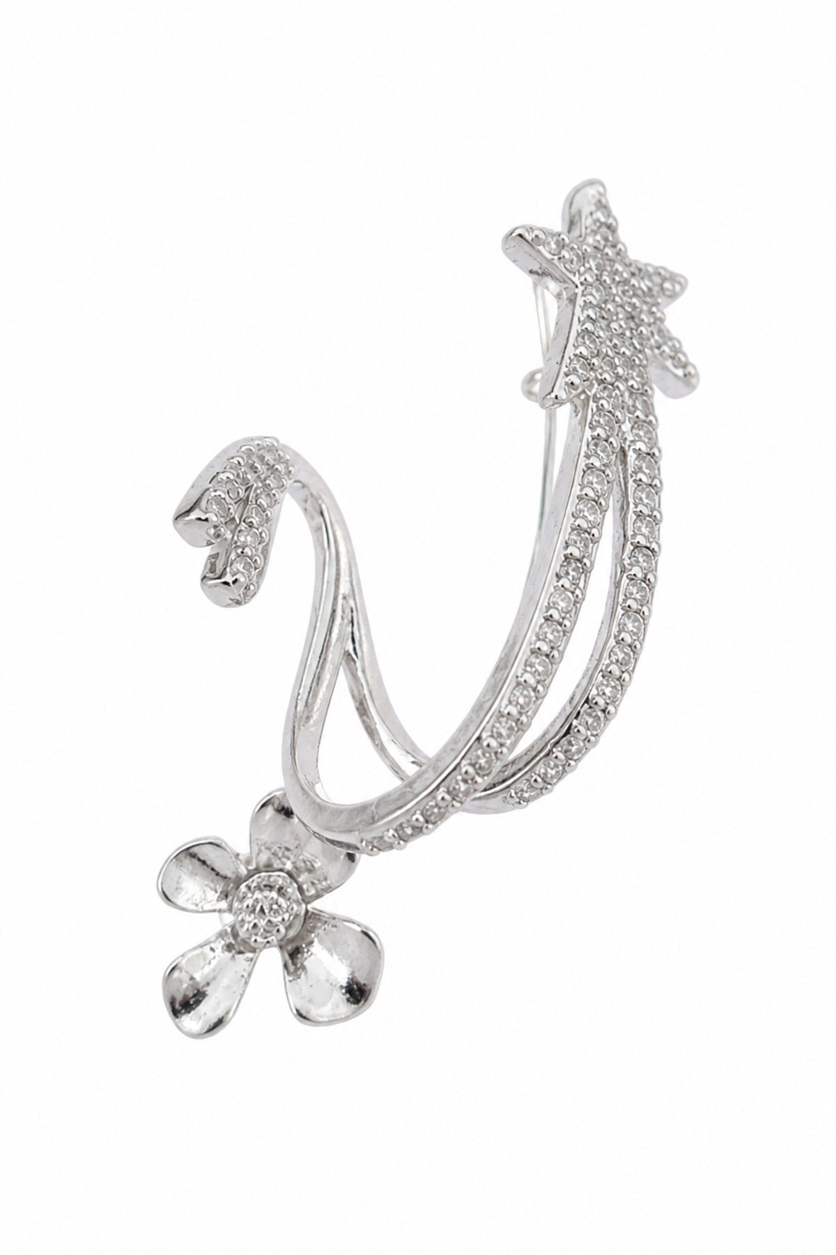 Kuyruklu Yıldız Silver Earcuff