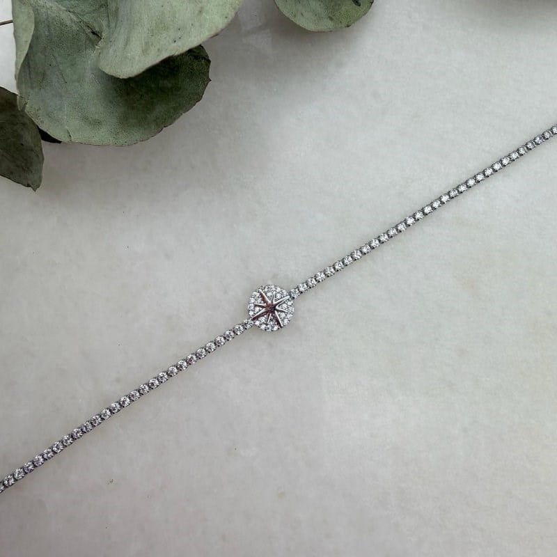 Kuzey Yıldızı Tamtur Bileklik (17+2 cm)