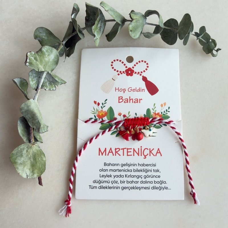 Marteniçka (Nazar Boncuklu Kelebekli