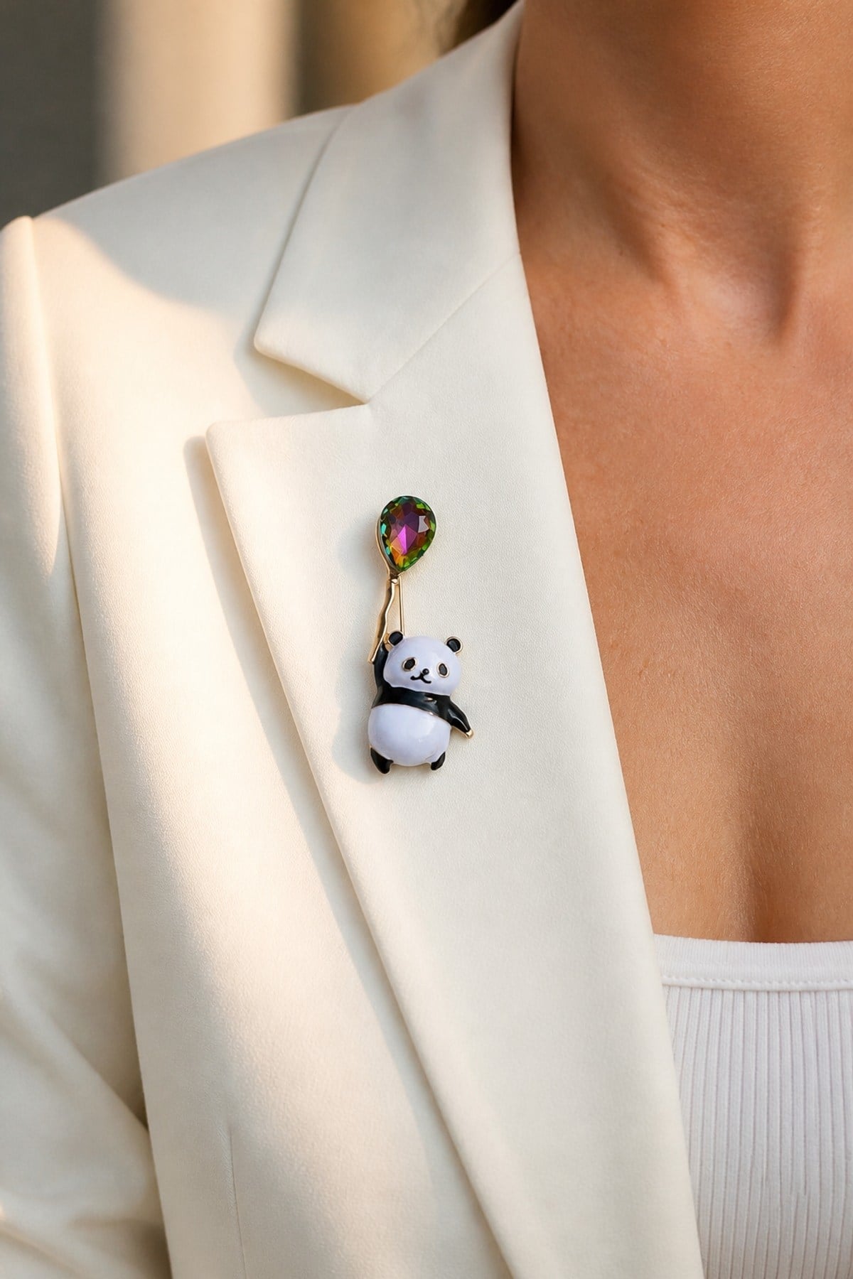Panda Broş