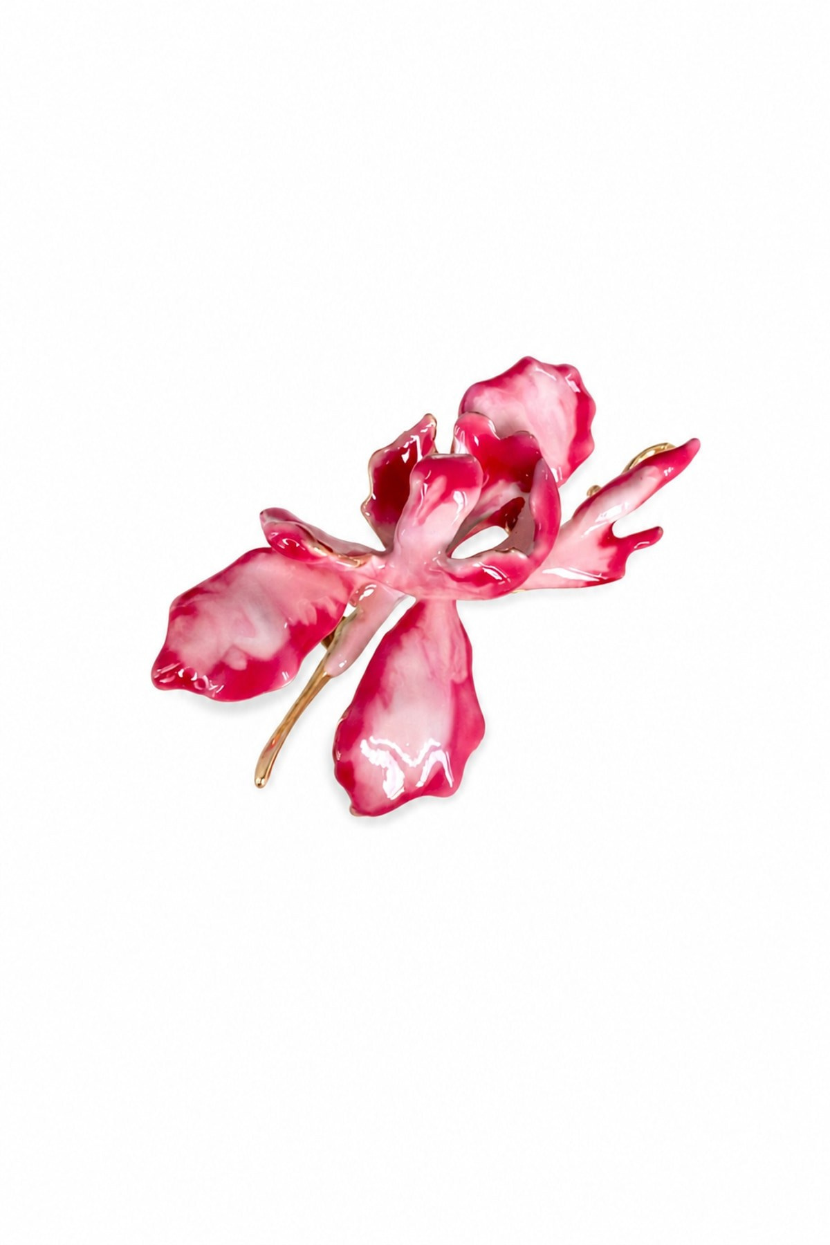 Pembe Orkide Broş