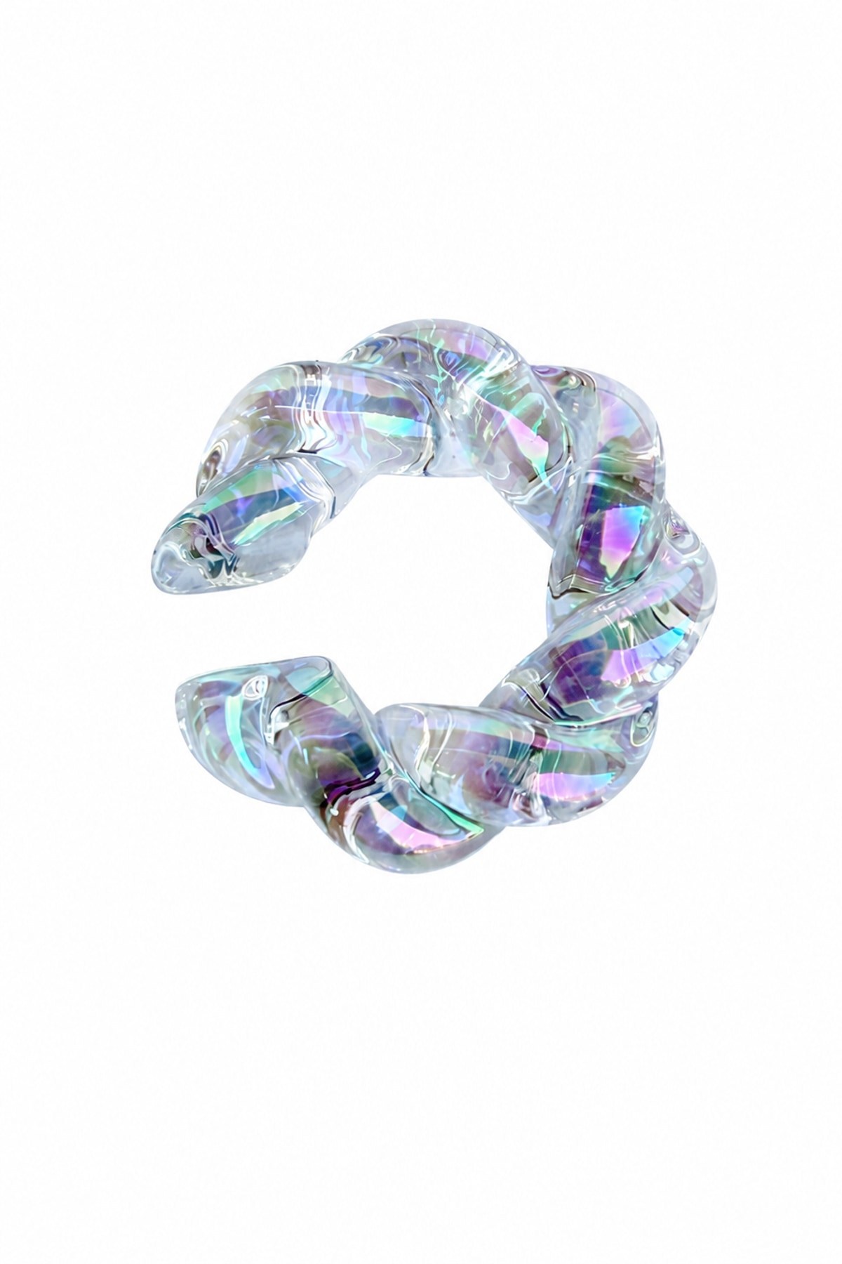 Şeffaf Hologram Burgu Earcuff