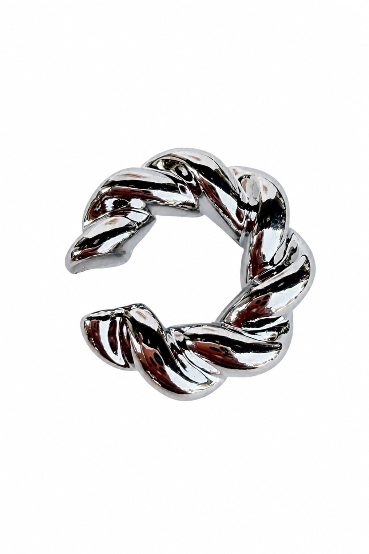 Silver Burgu Büyük C Earcuff