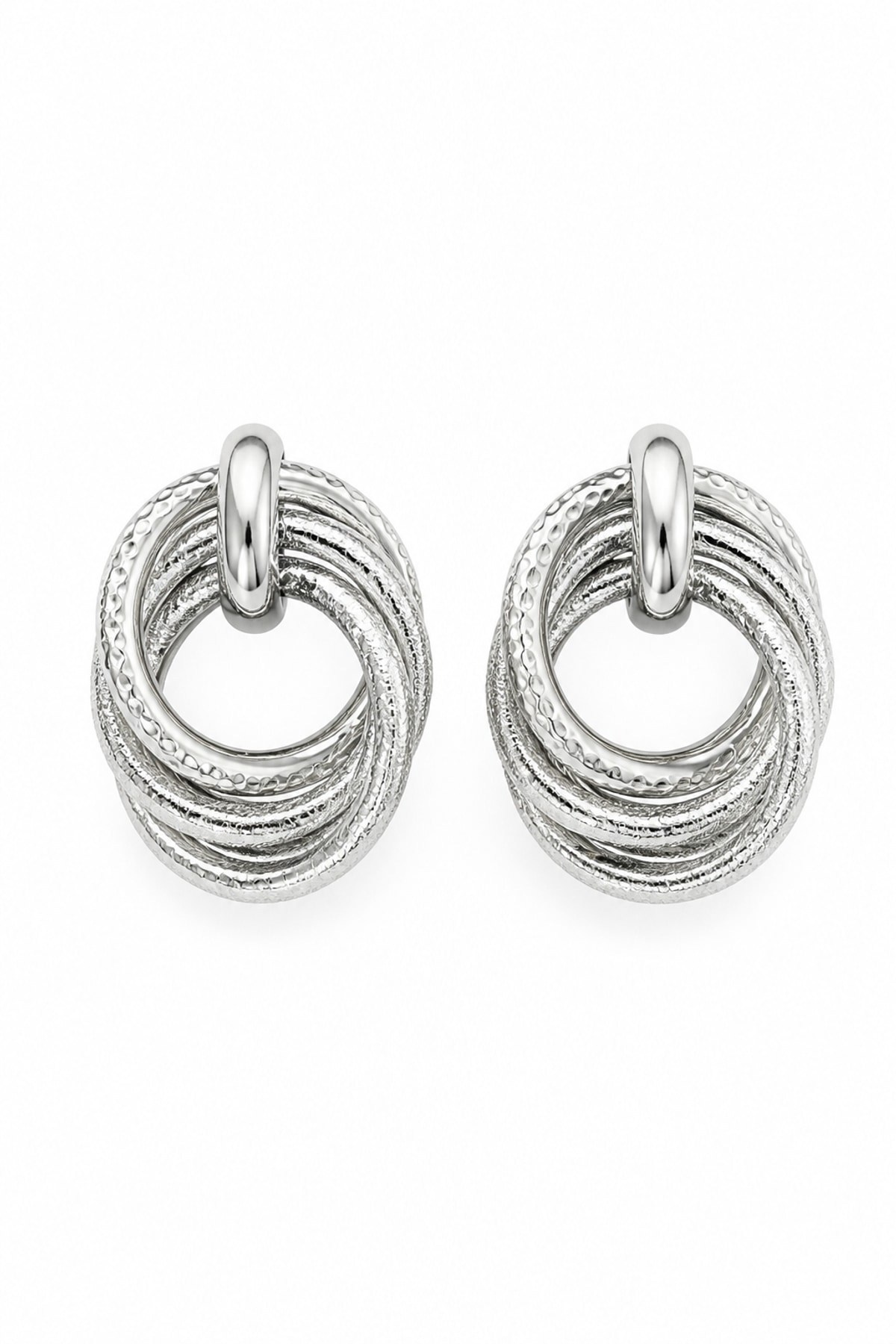 Silver Halo Küpe