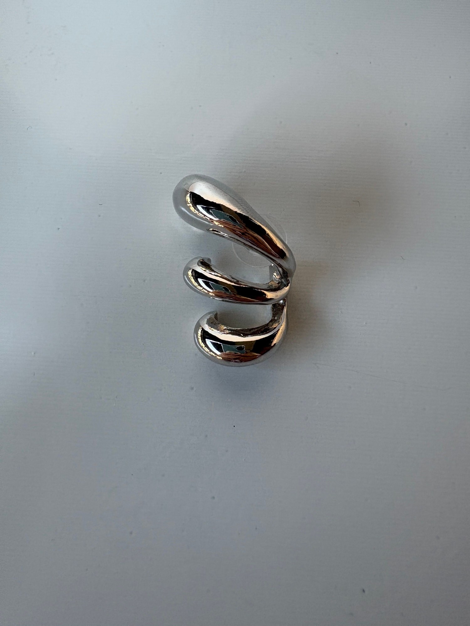 Silver Üç Sıra Earcuff