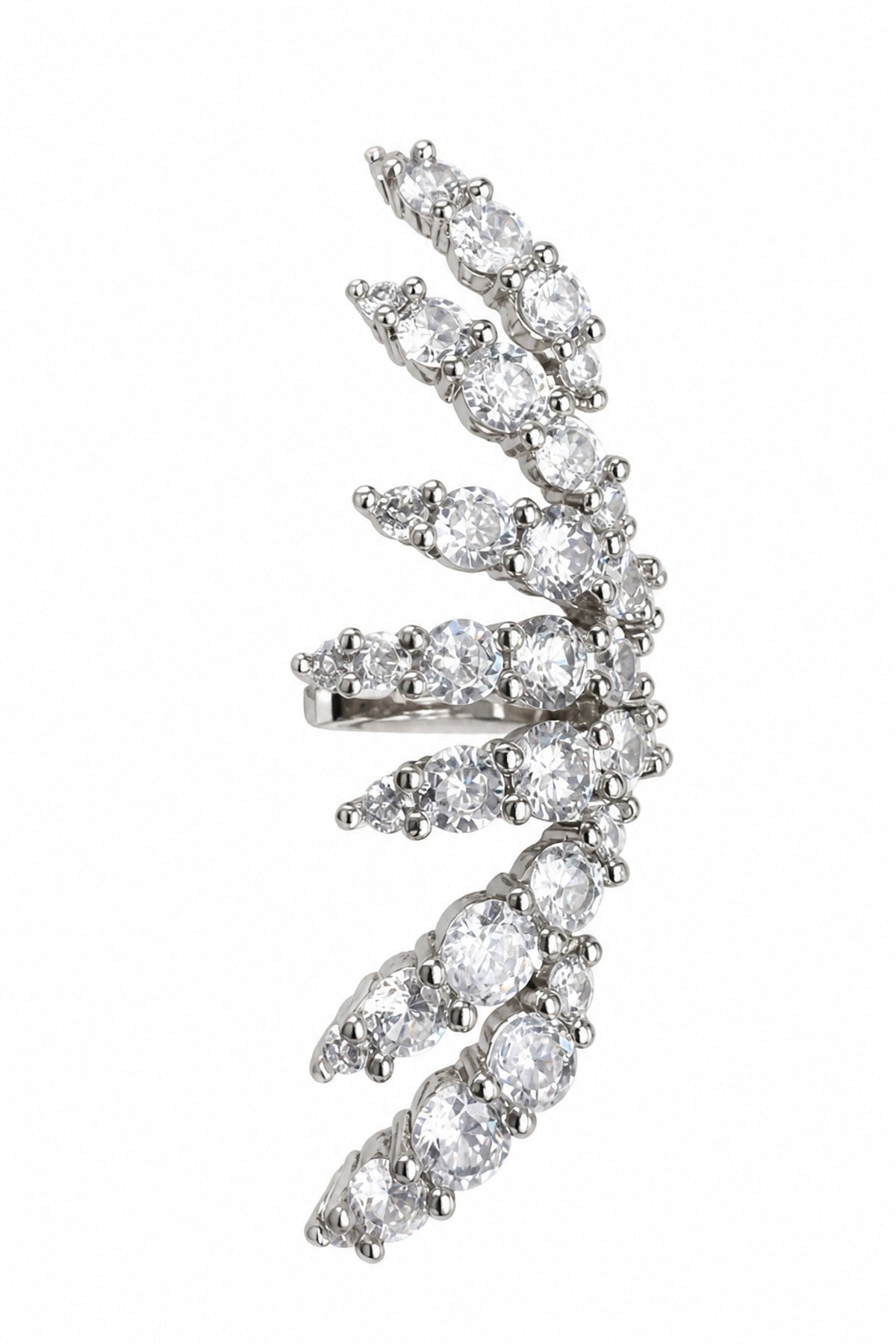 Taşlı Silver Earcuff