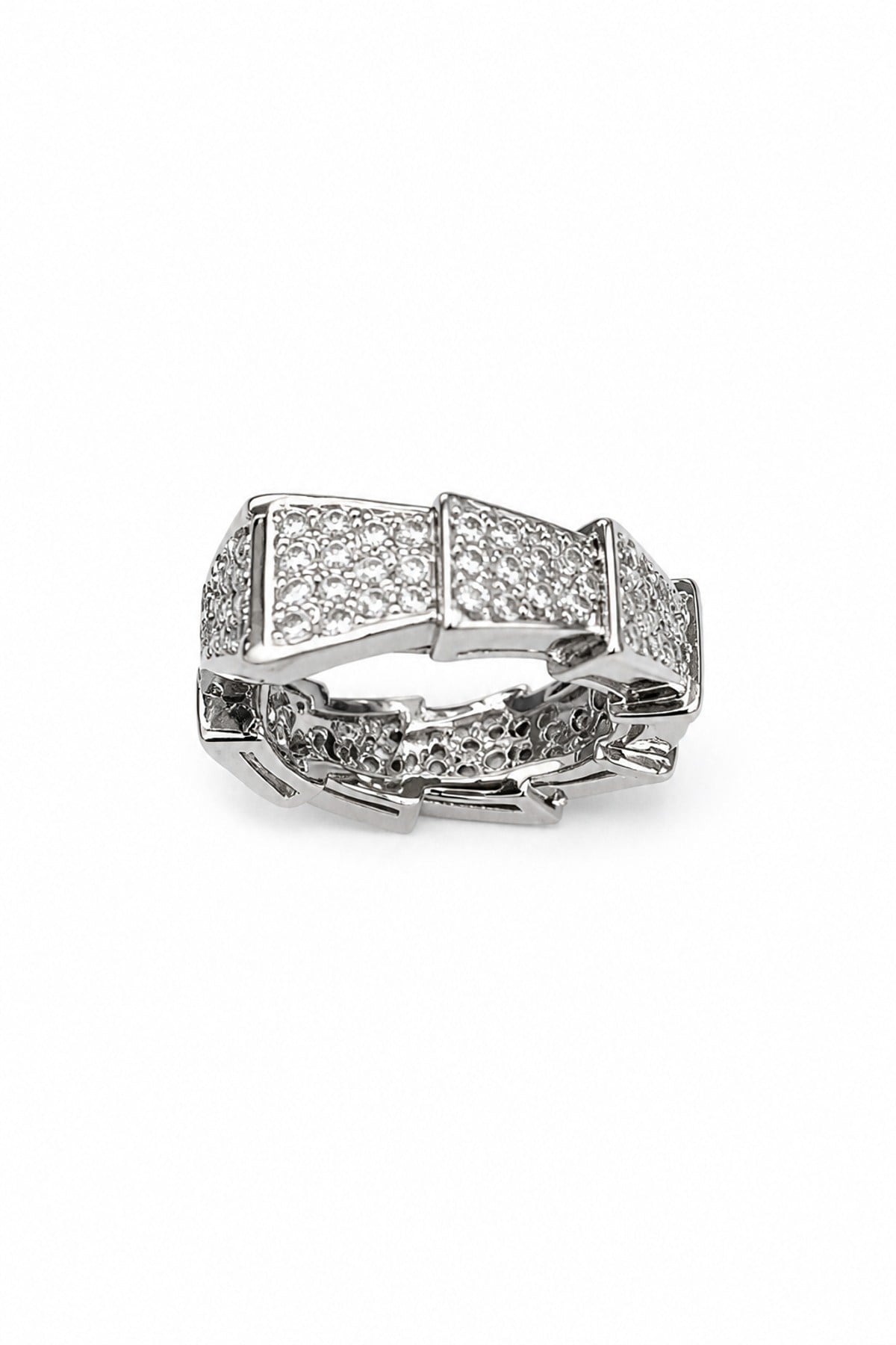 Yılan Taşlı Silver Earcuff