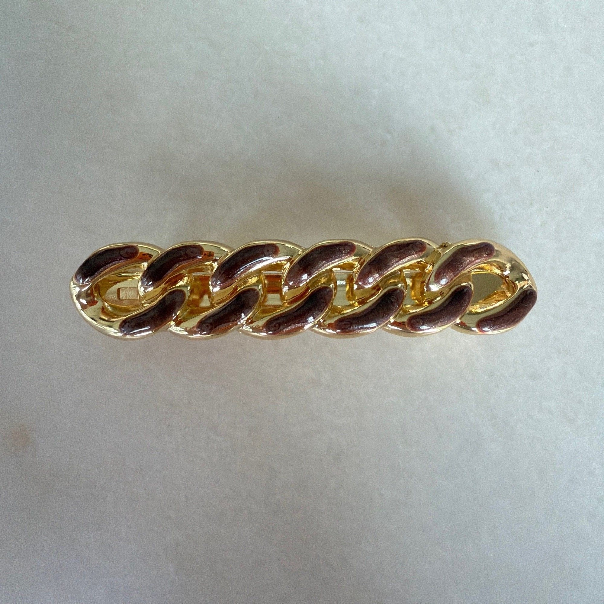 Zincir Model Otomatik Toka Kahve Gold
