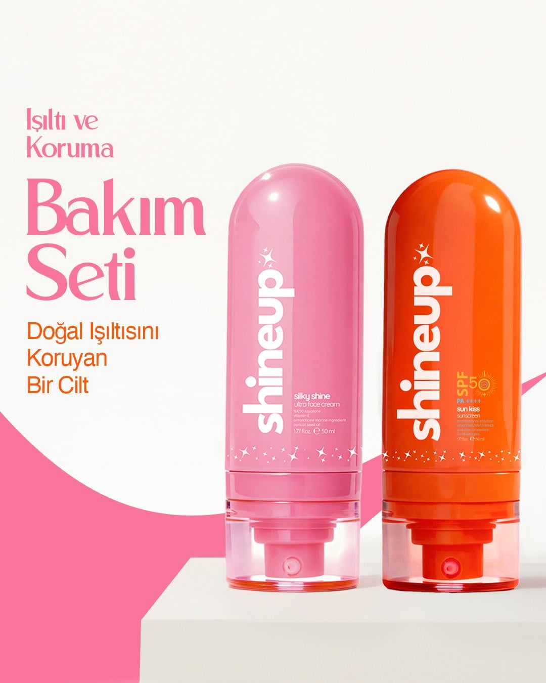 Işıltı ve Koruma Seti Silky Shine, Sun Kiss