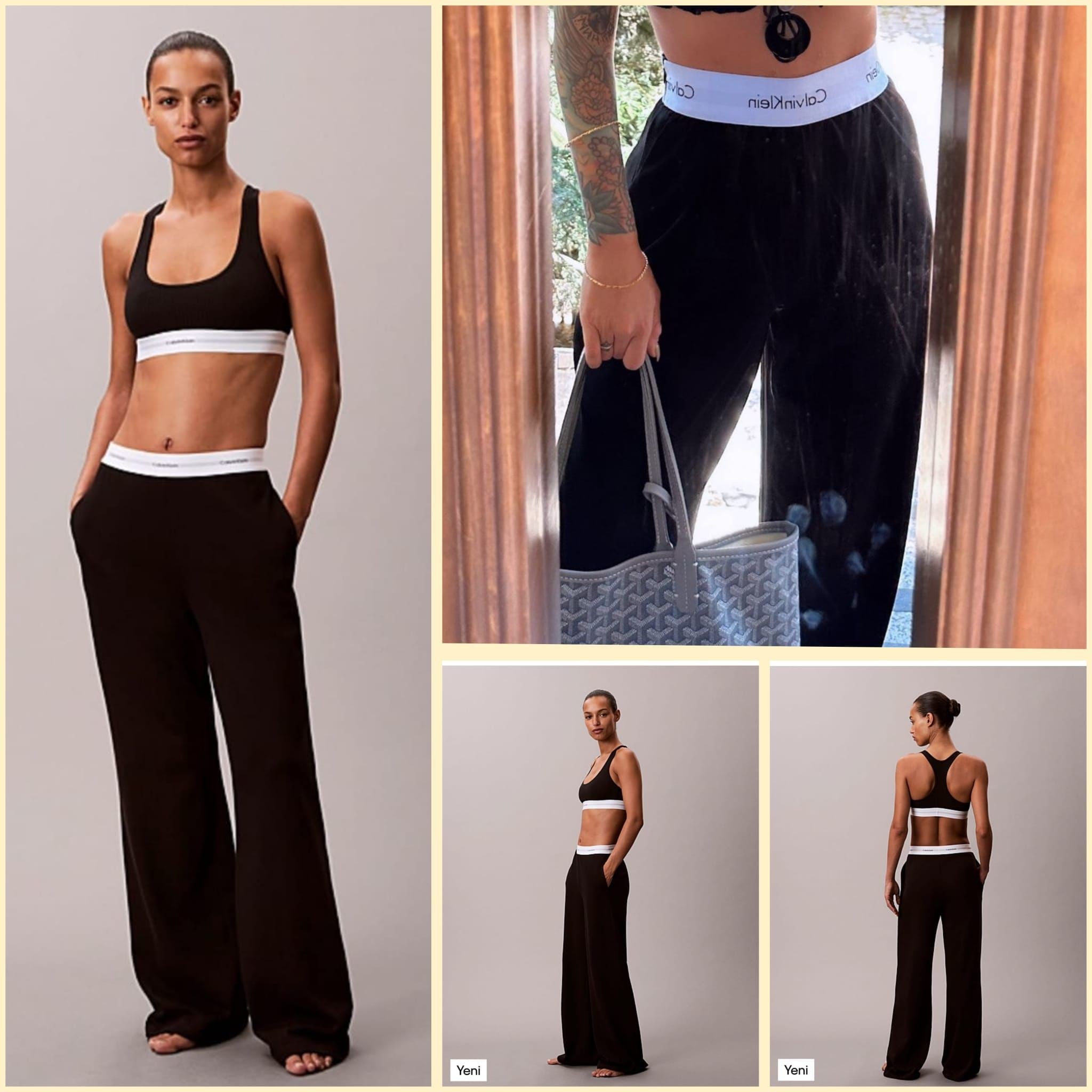 CLVN KADIN BELİ LASTİKLİ YAZLIK PANTALON