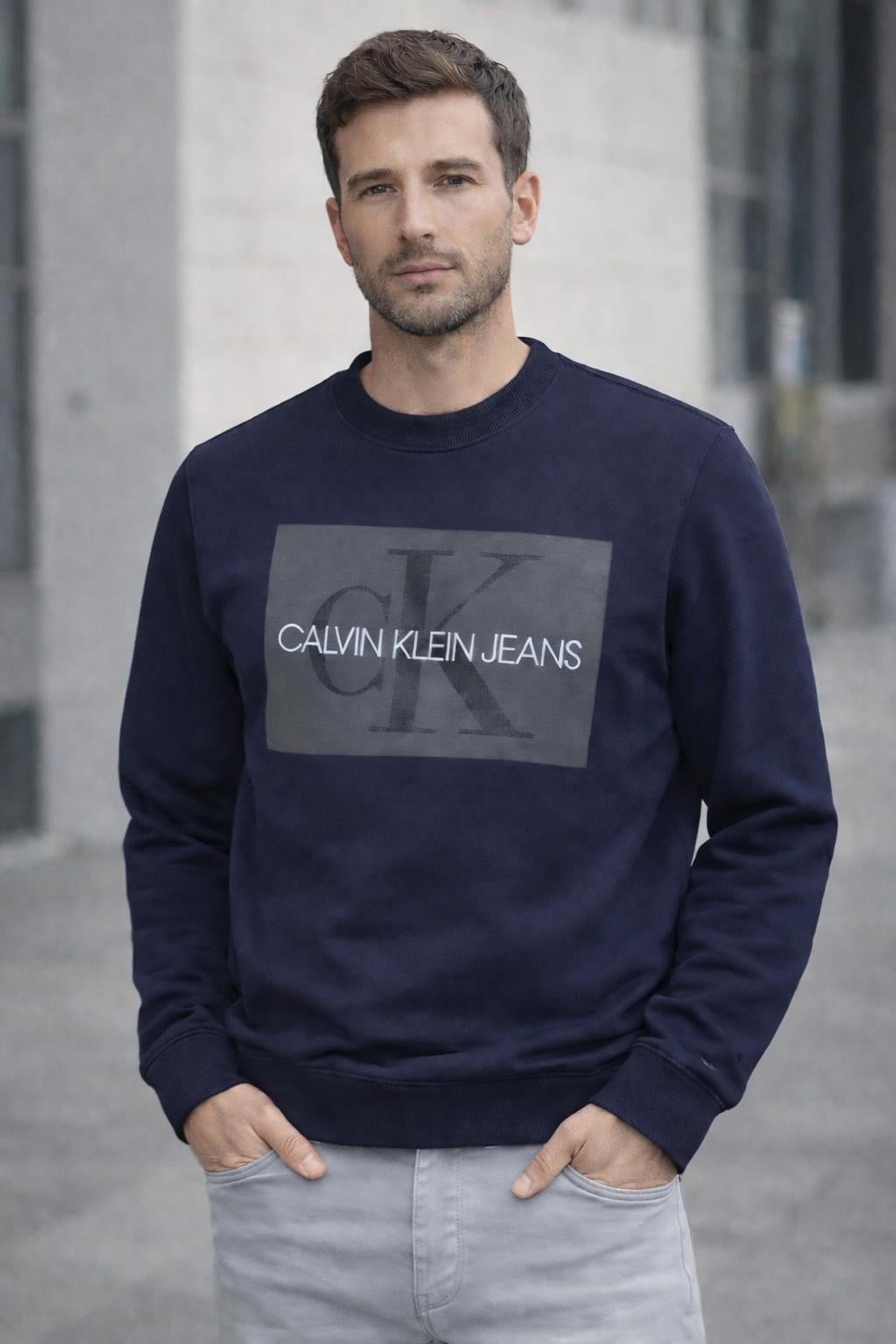 CLVN LACİVERT ERKK SWEAT