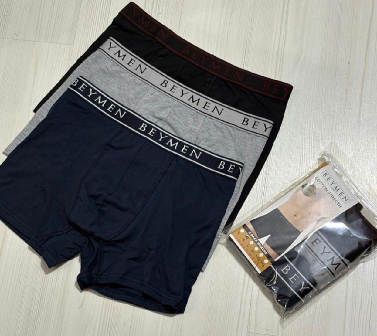 ERKEK 3'LÜ BOXER