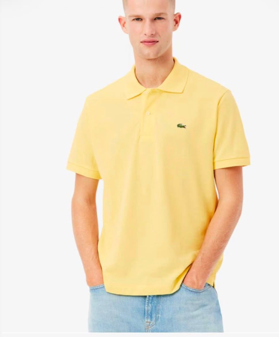 LCST ERKEK POLO YAKA CLASSİC FİT SARI TSHIRT 