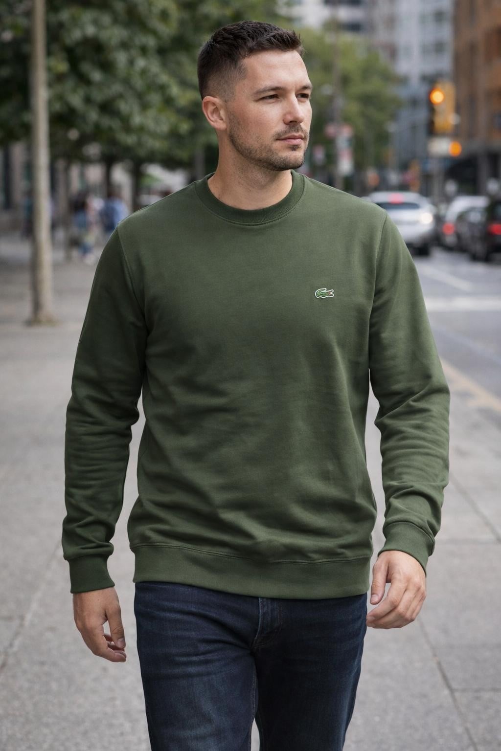 LCST İNCE MEVSİMLİK ERKEK YEŞİL SWEAT