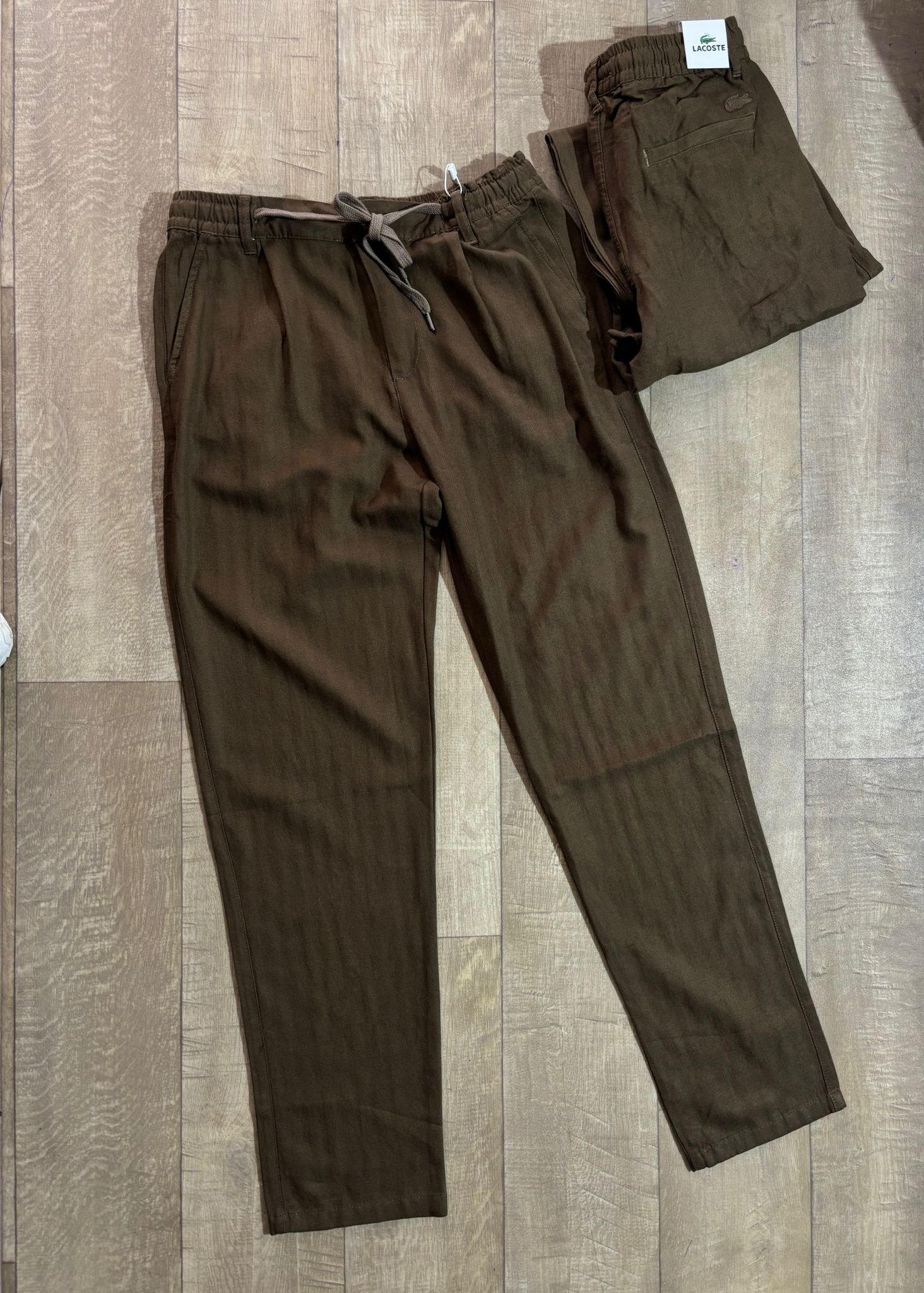 LCST KETEN YAZLIK KAHVE PANTOLON