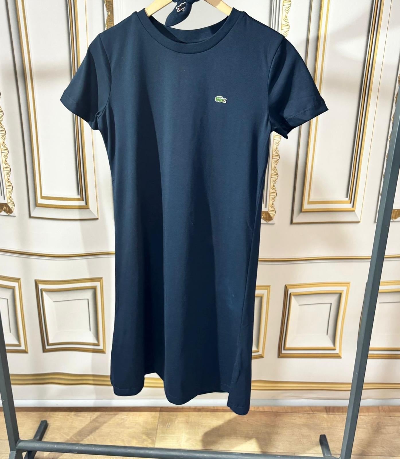 LCST LACİVERT TSHIRT KADIN ELBİSE 