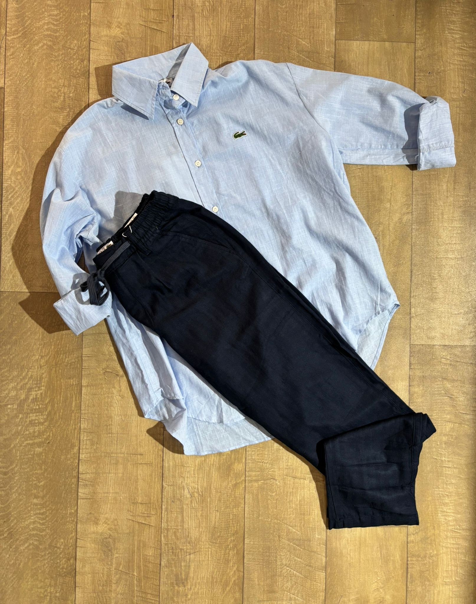 LCST MAVİ GÖMLEK LACİVERT PANTALON TAKIM 