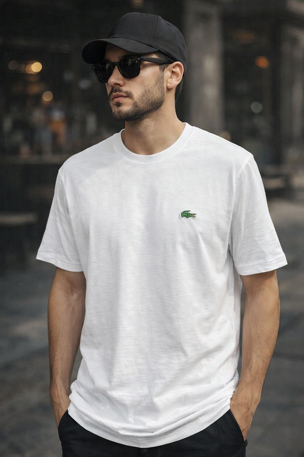 LCST METAL LOGO LACİVERT ERKEK T SHİRT