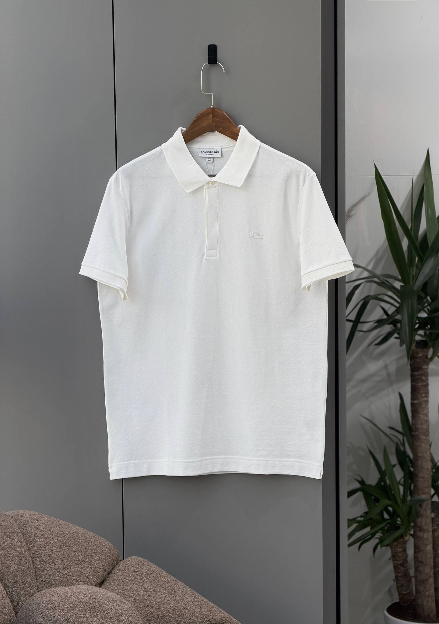 LCST POL YAKA ERKEK BEYAZ TSHIRT 