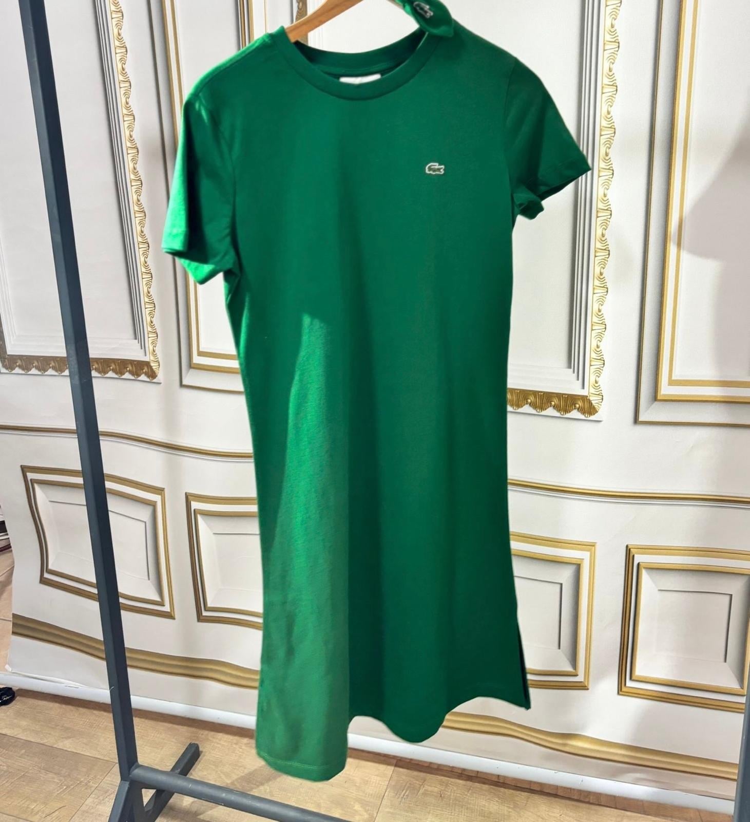 LCST YEŞİL  TSHIRT KADIN ELBİSE 