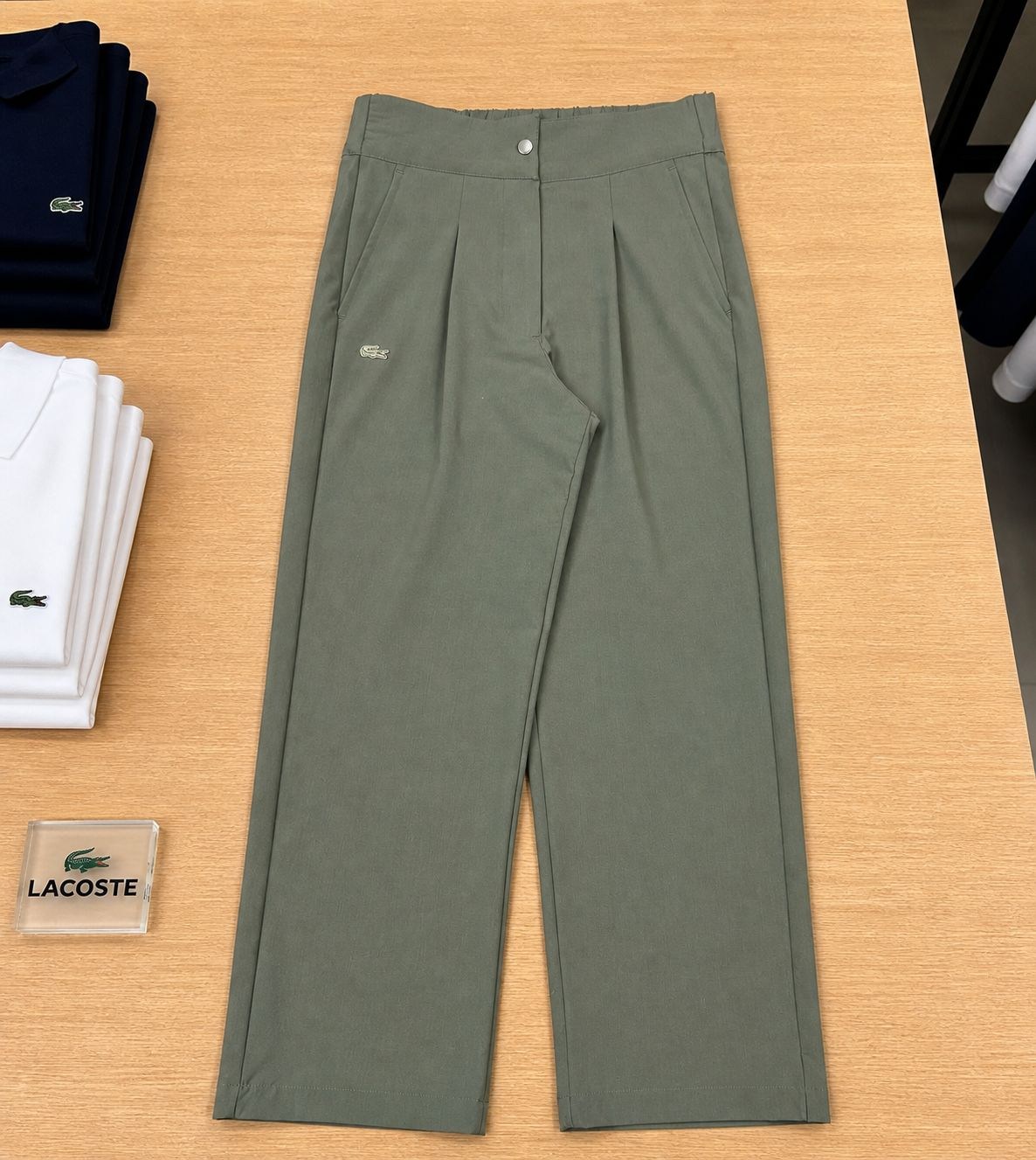 LCT KADIN RELAXED FİT KOYU YEŞİL PANTOLON 
