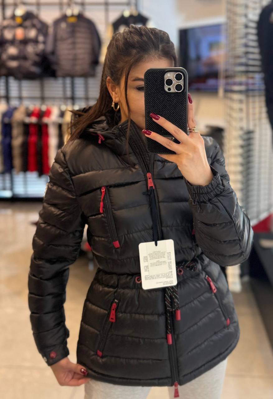 MONCLER SİYAH KADIN MONT