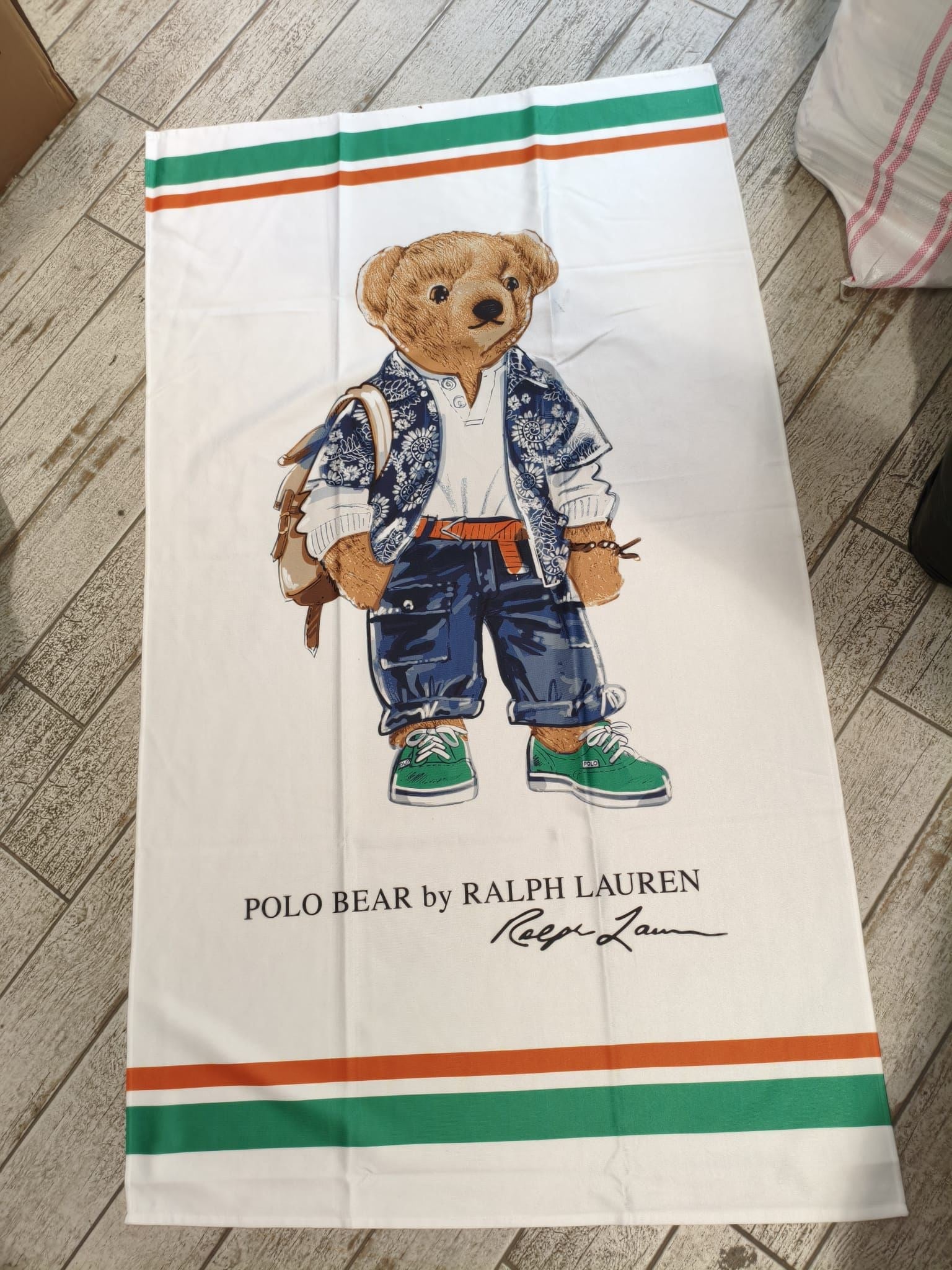 PRL SIRT ÇANTALI AYI PLAJ HAVLUSU 