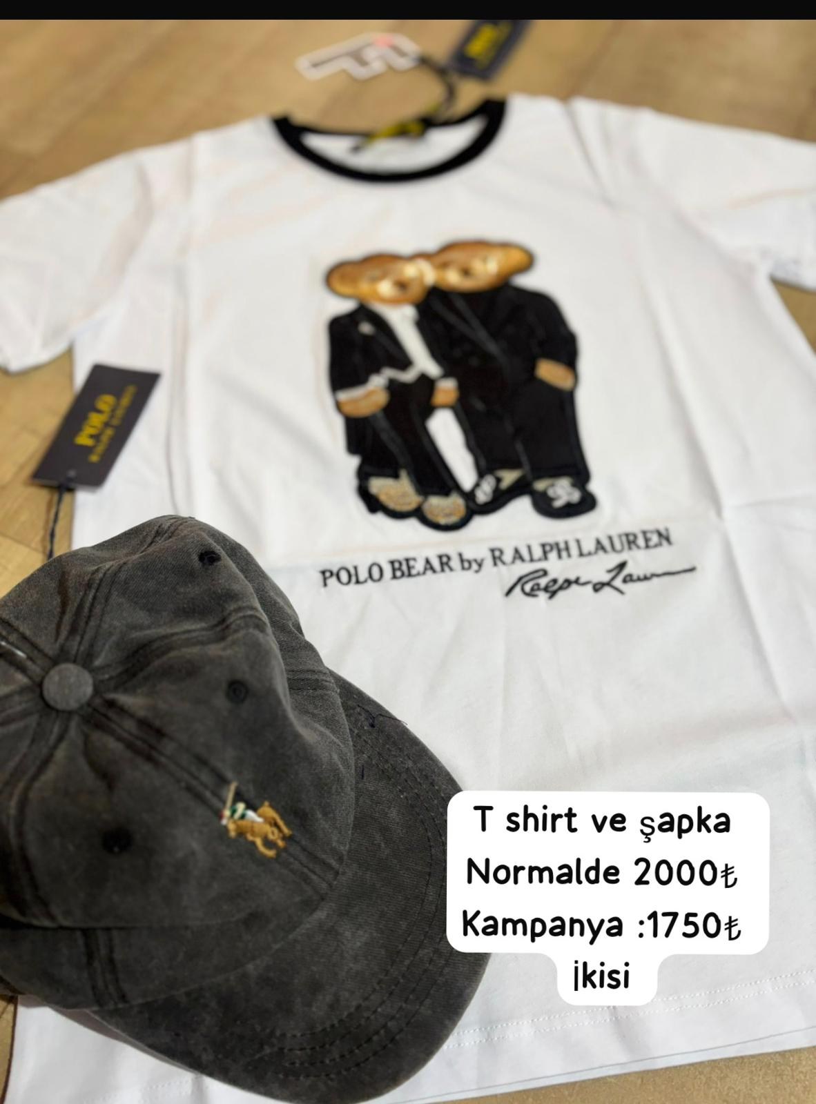 ŞAPKA VE TSHIRT TAKIM 