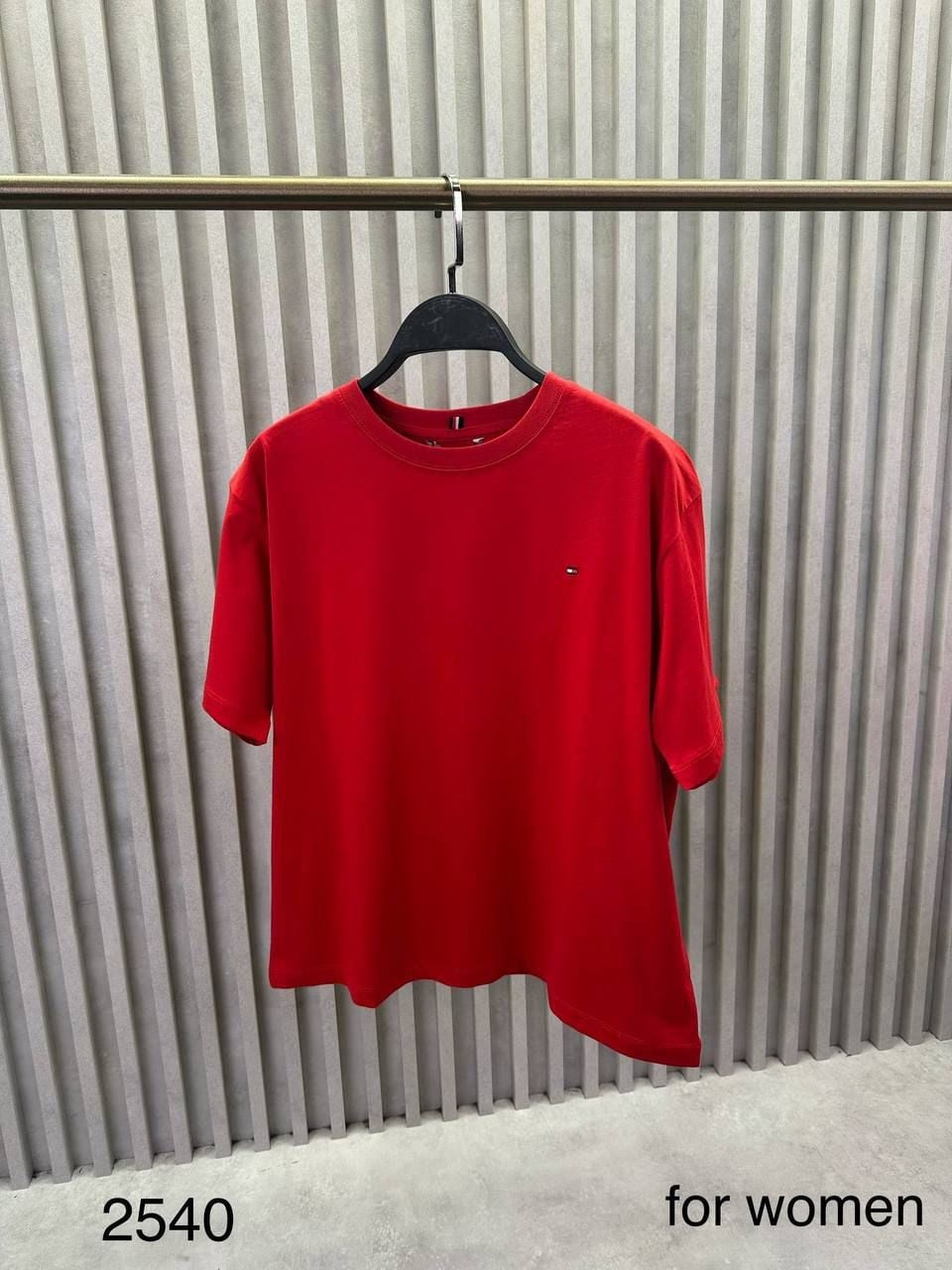 TH KADIN RAHAT KESİM KADIN KIRMIZI T SHIRT