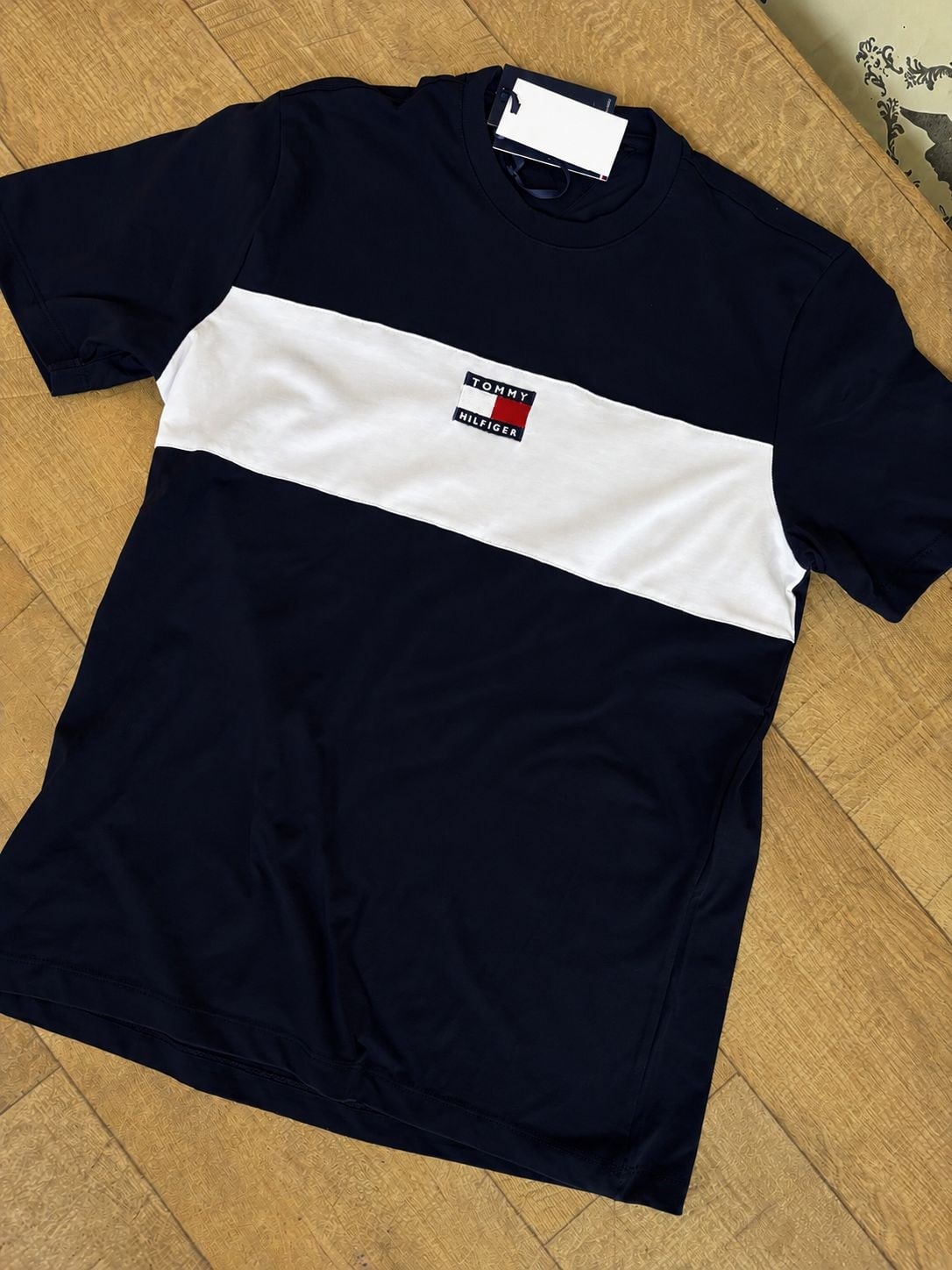 TH LACİVERT BEYAZ RENKTE ERKEK TSHIRT 