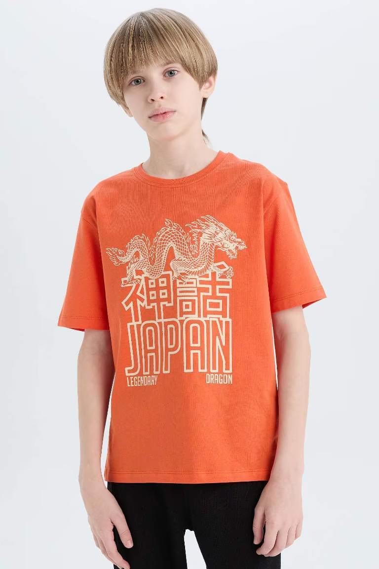 Defacto Erkek Çocuk Kısa Kol T-shirt E0079A8/OG66