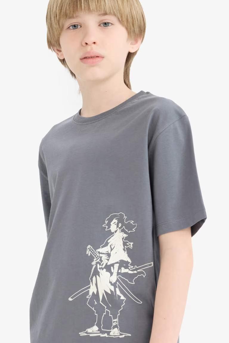 Defacto Erkek Çocuk Kısa Kol T-shirt E0178A8/AR58