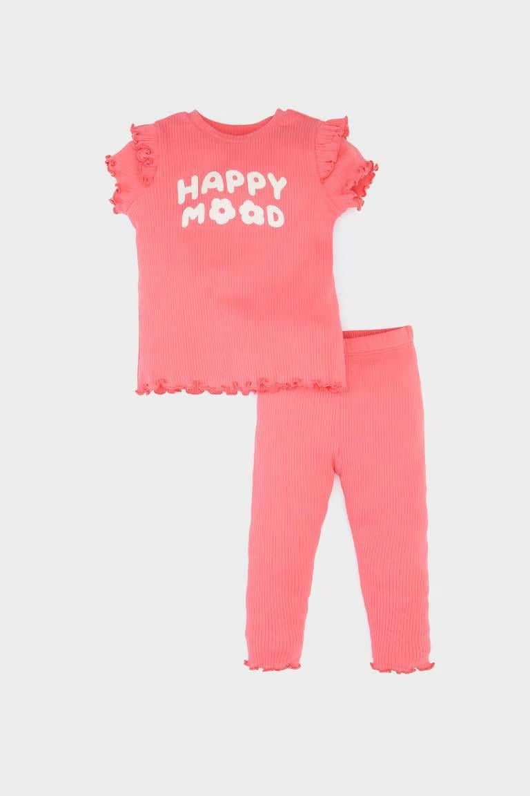 Defacto Kız Bebek Sweat Takım A0457A5/RD194