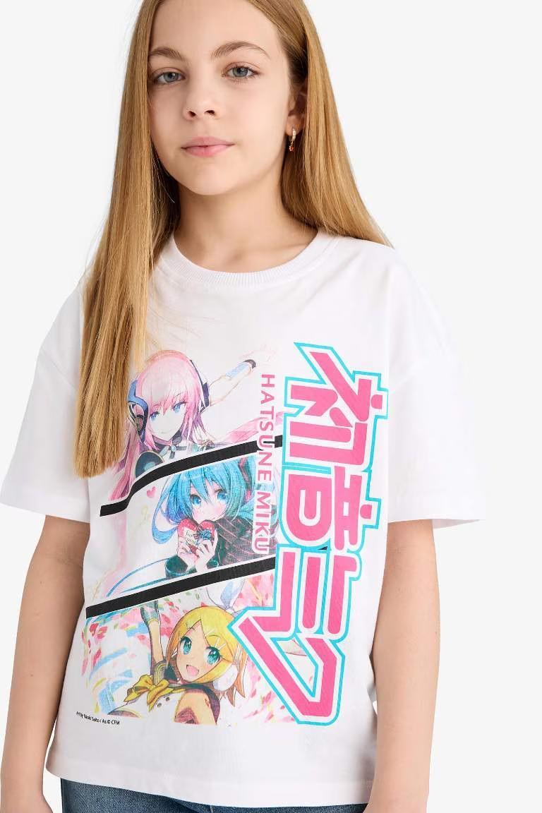 Defacto Kız Çocuk T-shirt E6516A8/WT34