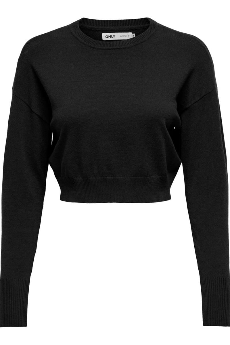 Only Onlıbı Ls Cropped Pullover Cc Knt Kadın Kazak 15262149