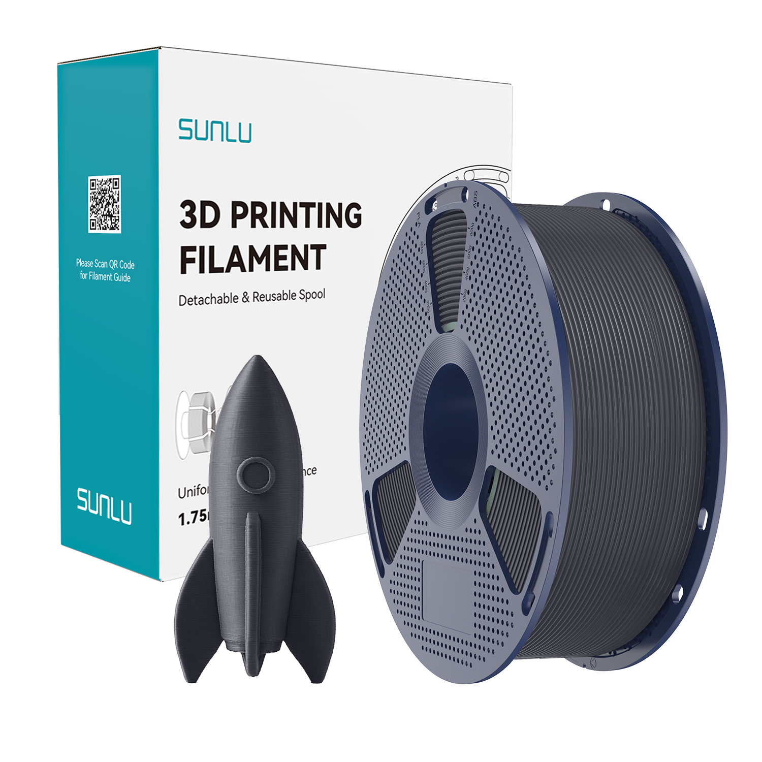 High Speed PLA Filament Grey