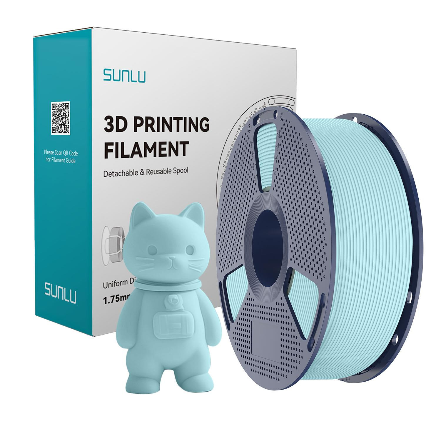 SUNLU Matte PLA Filament Powder Blue