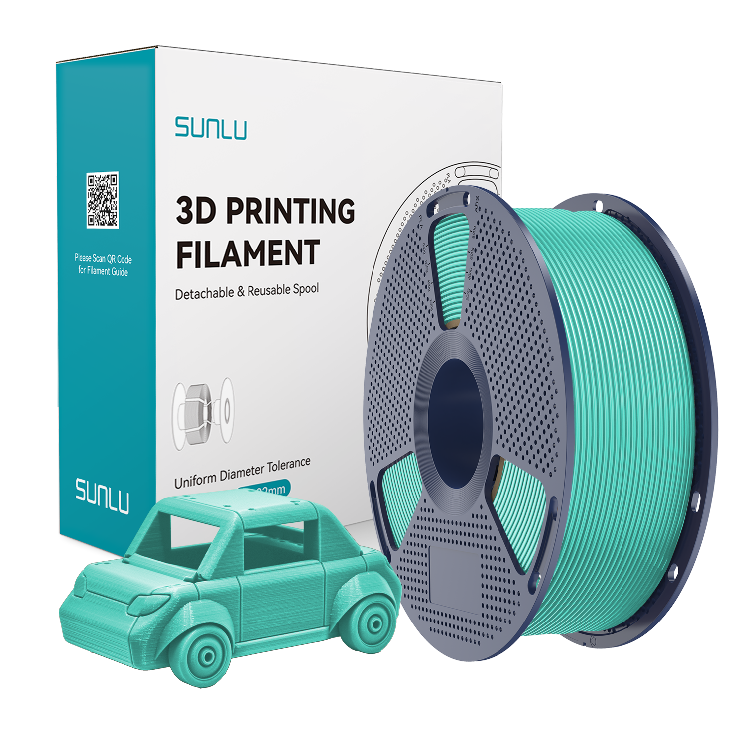 SUNLU PETG Filament Mint Green