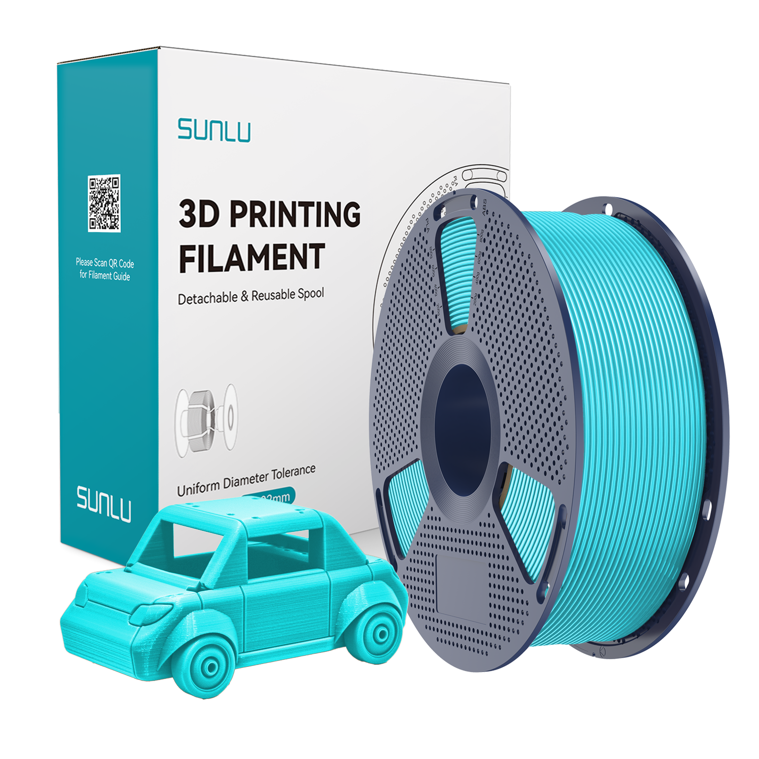 SUNLU PETG Filament Sky Blue