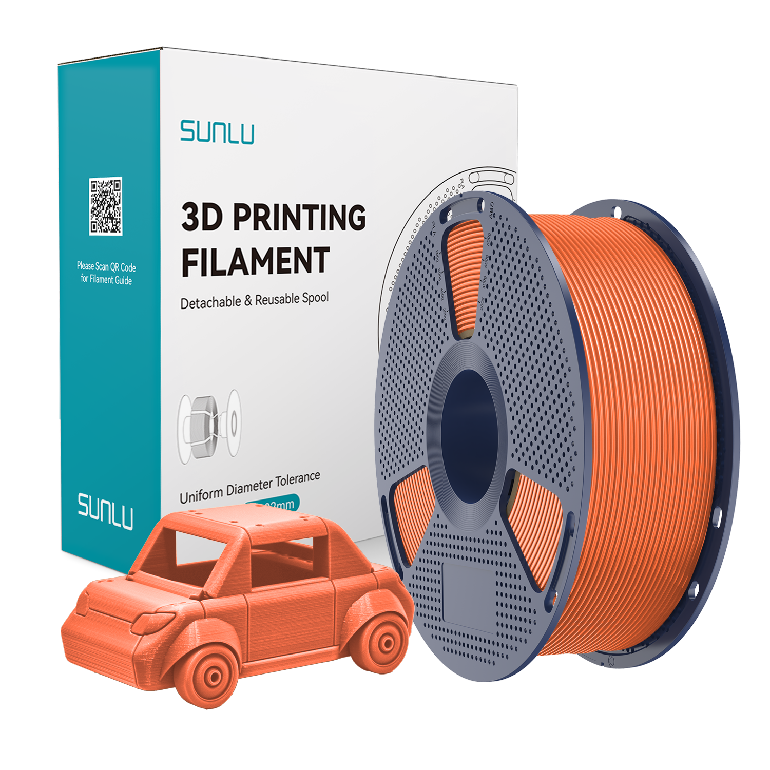 SUNLU PETG Filament Sunny Orange