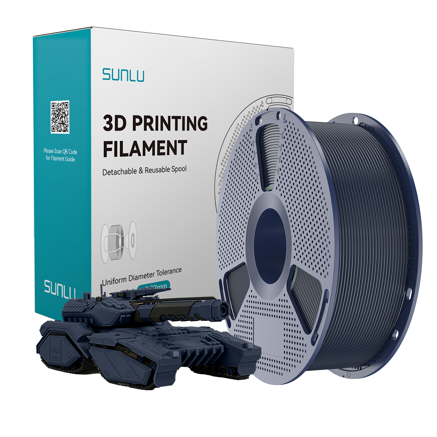 SUNLU PLA Filament Midnight