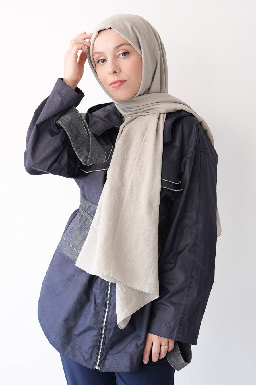 Nora Düz Şal - Taş