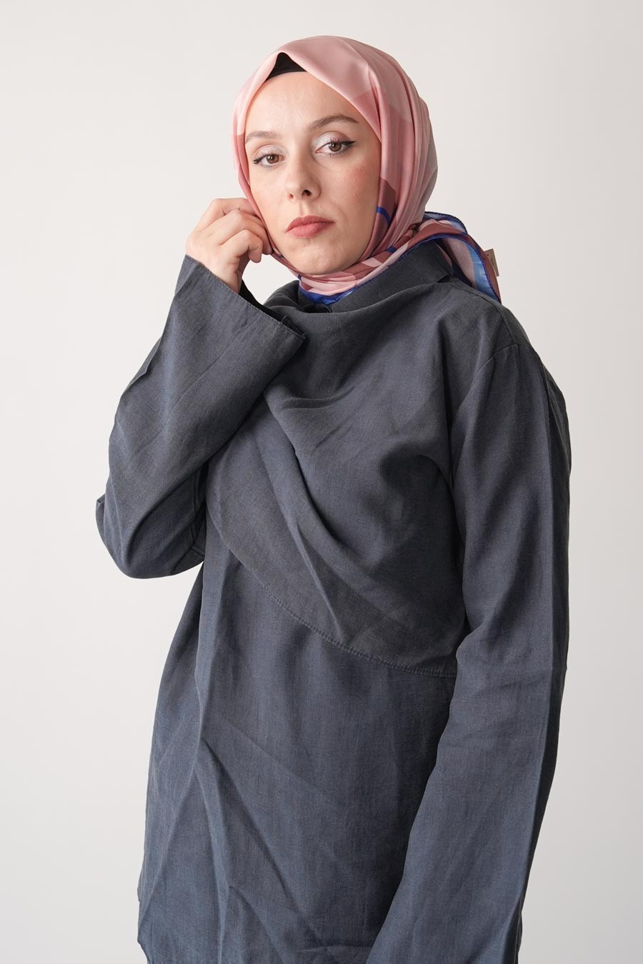 Violet Desen Soft Eşarp Yavruağzı