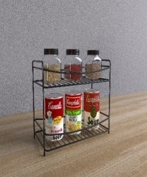 2 Katlı Baharatlik Stb Siyah-780862